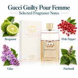 Gucci Guilty by Gucci 3 Oz Eau De Parfum Spray In Box for Women