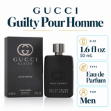 Gucci Guilty by Gucci 1.6 Oz Eau De Parfum for Men