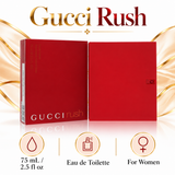 Gucci Rush by Gucci 2.5 Oz Eau De Toilette Spray for Women