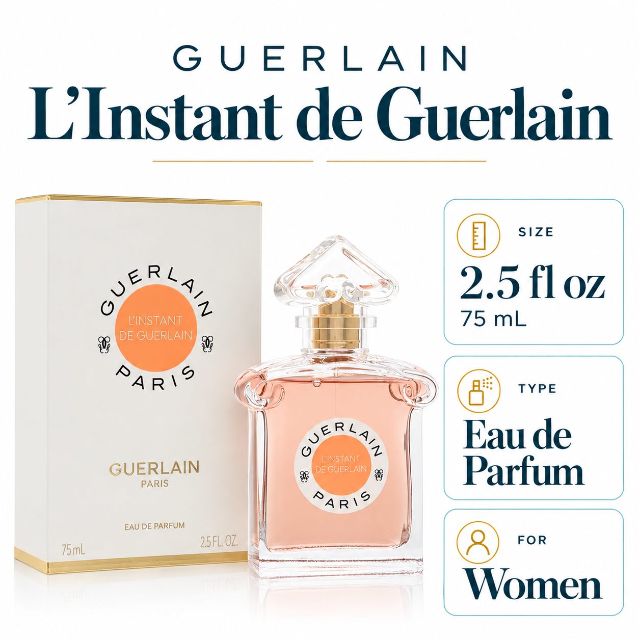 L'instant De Guerlain by Guerlain 2.5 Oz Eau De Parfum Spray In Box for Women