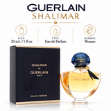 Shalimar by Guerlain 1 Oz Eau De Parfum Spray for Women