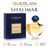Shalimar by Guerlain 1.6 Oz Eau De Toilette Spray for Women