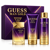 Gold 2.5, Deo 6.0 by Guess 6.7 Oz Eau De Toilette Spray for Men 3 Pc Set