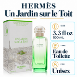 Un Jardin Sur Le Toit by Hermes 3.3 Oz Eau De Toilette for Women