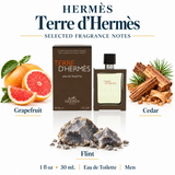 Terre D'hermes by Hermes 1 Oz Eau De Toilette Spray In Box for Men