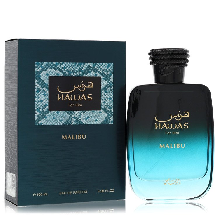Hawas Malibu by Rasasi 3.4 Oz Eau De Parfum Spray for Men