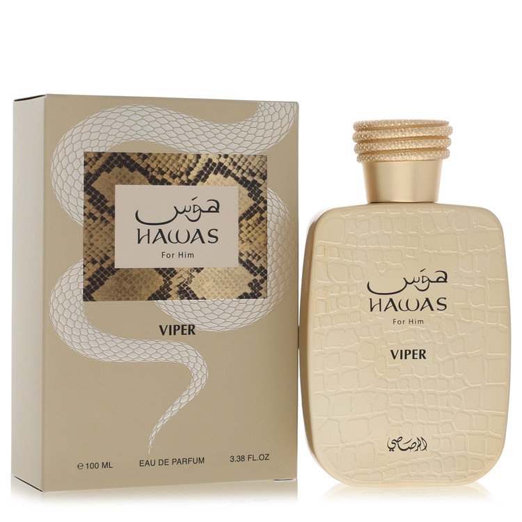 Hawas Viper by Rasasi 3.38 Oz Eau De Parfum Spray for Men