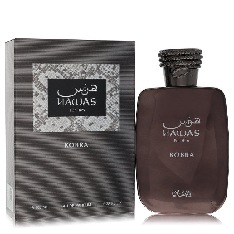 Hawas Kobra by Rasasi 3.38 Oz Eau De Parfum Spray for Men