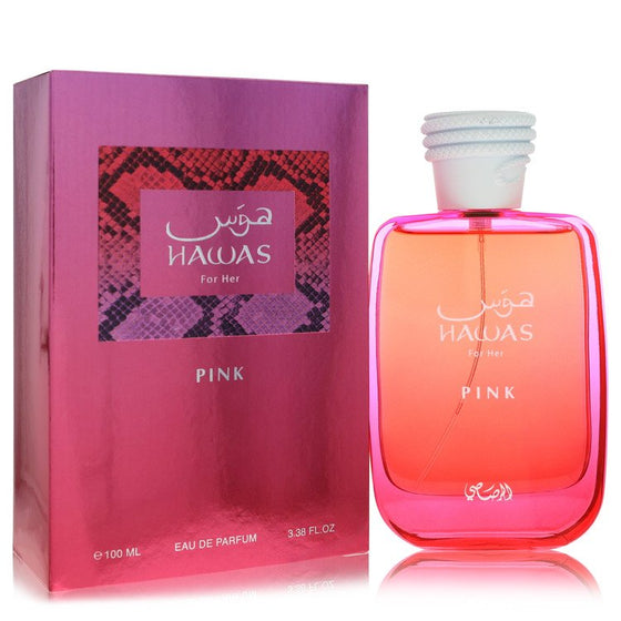 Hawas Pink by Rasasi 3.4 Oz Eau De Parfum Spray for Women