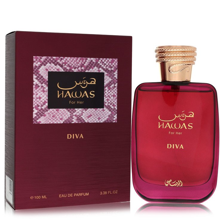 Hawas Diva by Rasasi by Rasasi 3.38 Oz Oz Eau De Parfum Spray 3.38 Oz for Women