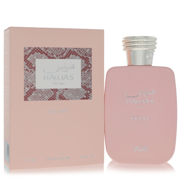 Hawas Eclat by Rasasi 3.38 Oz Eau De Parfum Spray In Box for Women