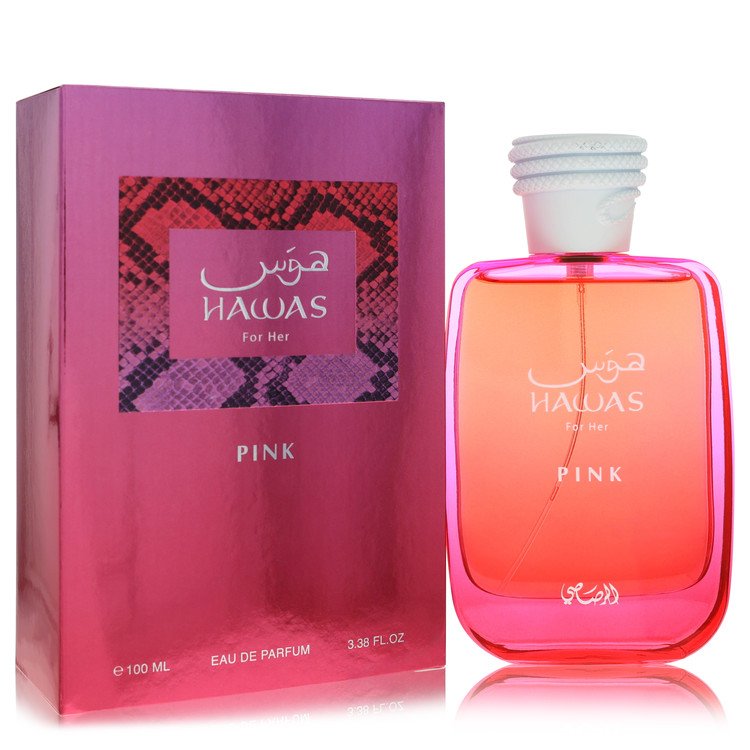 Hawas Pink by Rasasi 3.38 Oz Eau De Parfum Spray for Women