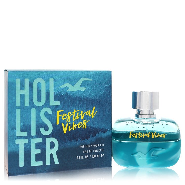 Hollister Festival Vibes by Hollister 3.4 Oz Eau De Toilette Spray for Men