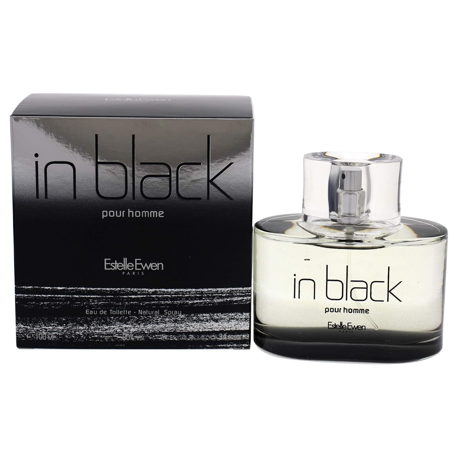 In Black ( France ) - Close Out by Estelle Ewen 3.4 Oz Eau De Toilette Spray for Men