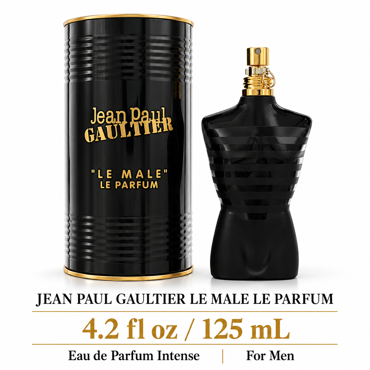 Le Male Le Parfum by Jean Paul Gaultier 4.2 Oz Eau De Parfum Spray In Box for Men