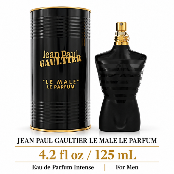 Le Male Le Parfum by Jean Paul Gaultier 4.2 Oz Eau De Parfum Spray In Box for Men