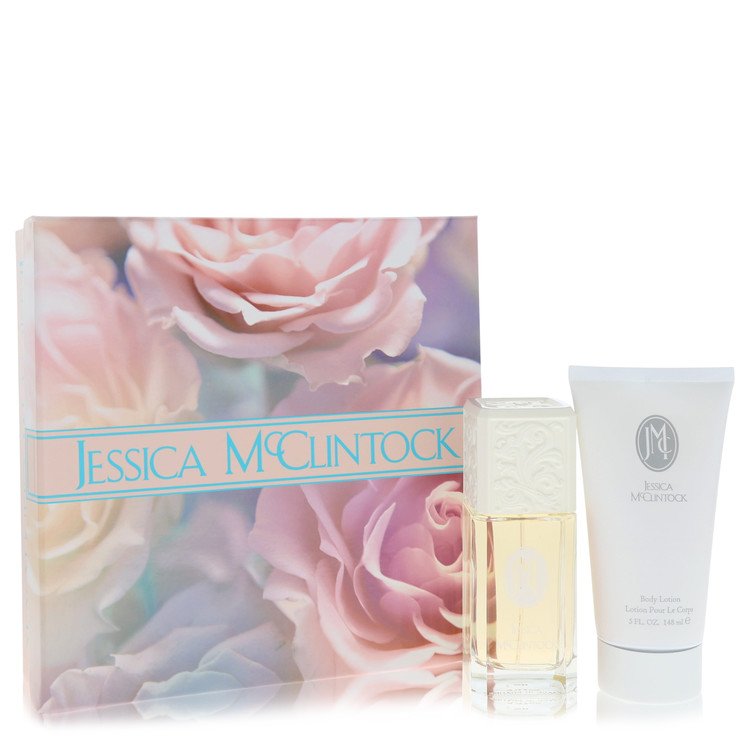 JESSICA Mc CLINTOCK by Jessica McClintock Gift Set -- 3.4 oz Eau De Parfum Spray + 5 oz Body Lotion | Women Collection by AAA Beauty - Premium Women Perfume and Cologne | AAA Beauty