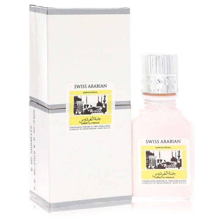 Jannet El Firdaus by Swiss Arabian 30 Oz Concentrated Perfume Oil Free From Alcohol (unisex White Attar) . for Men