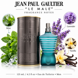 Jean Paul Gaultier Le Male by Jean Paul Gaultier 4.2 Oz Eau De Toilette Spray In Box for Men