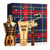 Le Male Elixir Parfum Men 4.2, Sg 2.5 by Jean Paul Gaultier 0.33 Oz for Men 3 Pc Set