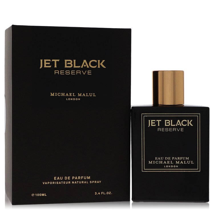 Jet Black Reserve by Michael Malul 3.4 Oz Eau De Parfum Spray for Men