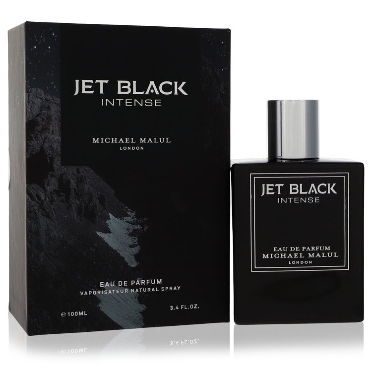 Jet Black Intense by Michael Malul 3.4 Oz Eau De Parfum Spray for Men