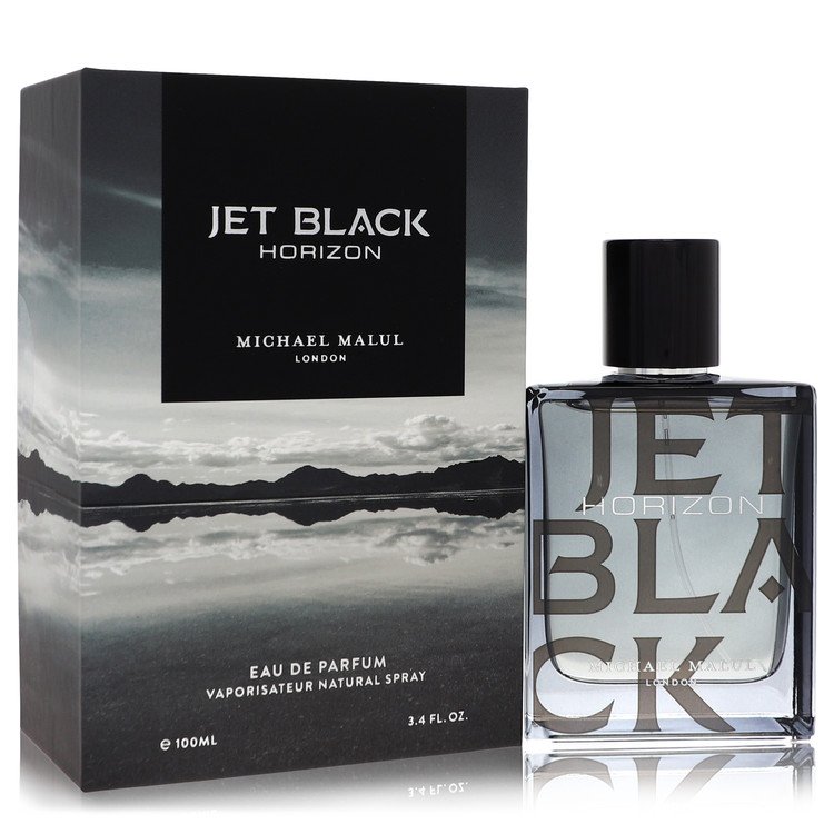 Jet Black Horizon by Michael Malul 3.4 Oz Eau De Parfum Spray for Men
