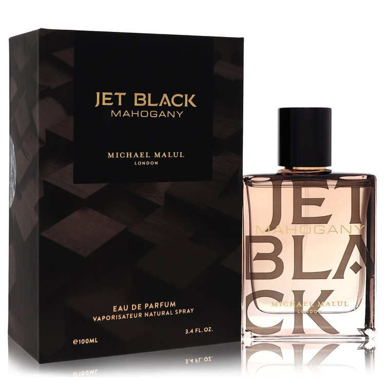 Jet Black Mahogany by Michael Malul 3.4 Oz Eau De Parfum Spray for Men