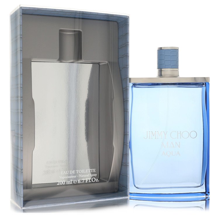 Jimmy Choo Man Aqua by Jimmy Choo Eau De Toilette Spray 6.7 oz | Men Collection by AAA Beauty - Premium Men Perfume and Cologne | AAA Beauty