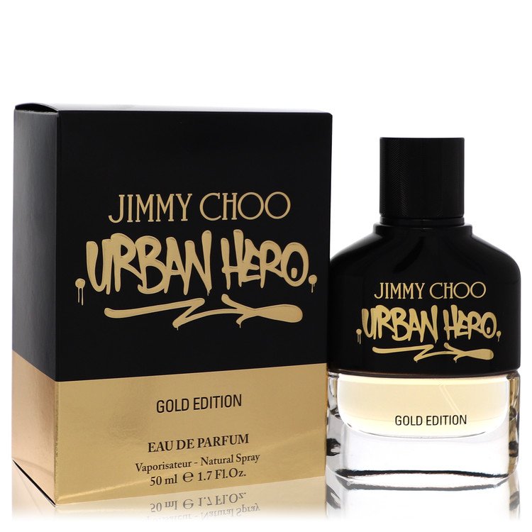 Jimmy Choo Urban Hero Gold Edition By Jimmy Choo Cologne 1.7 Oz Eau De Parfum Spray For Men - Box