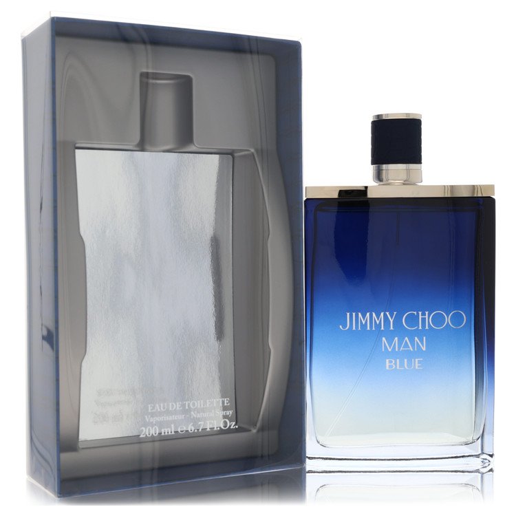 Jimmy Choo Man Blue by Jimmy Choo Eau De Toilette Spray 6.7 oz | Men Collection by AAA Beauty - Premium Men Perfume and Cologne | AAA Beauty