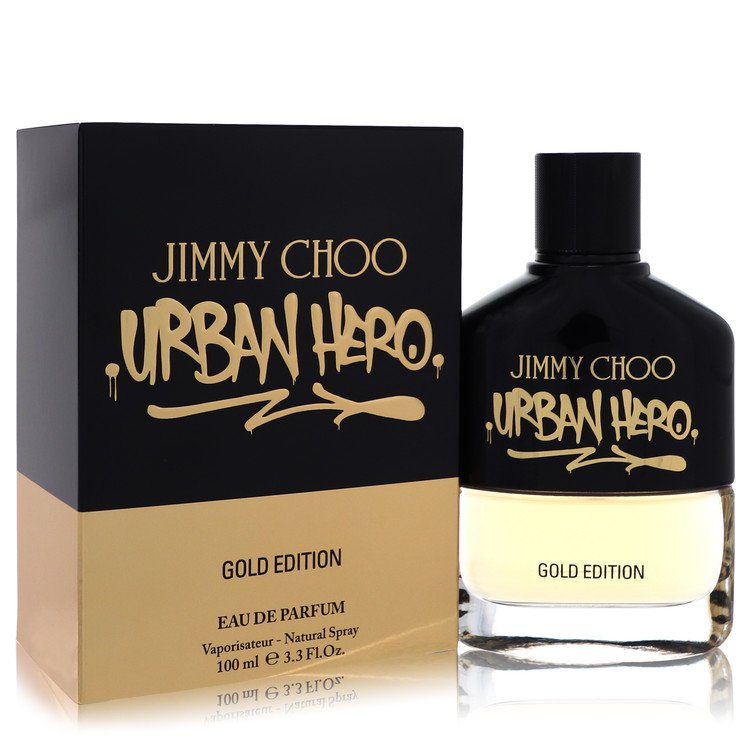Jimmy Choo Urban Hero Gold By Jimmy Choo Cologne 3.3 Oz Eau De Parfum Spray For Men - Box