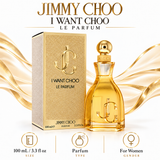 Jimmy Choo I Want Choo Le Parfum by Jimmy Choo 3.3 Oz Parfum Spray In Box for Women