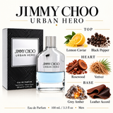 Urban Hero by Jimmy Choo 3.3 Oz Eau De Parfum Spray for Men