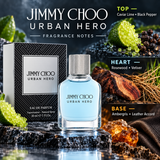 Urban Hero by Jimmy Choo 1 Oz Eau De Parfum Spray In Box for Men