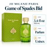 Game Of Spades Bid by Jo Milano 3.4 Oz Parfum Spray In Box for Men