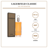 Classic by Lagerfeld 5.0 Oz Eau De Toilette Spray for Men