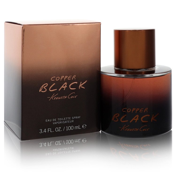 Cole Copper Black by Kenneth Cole 3.4 Oz Eau De Toilette Spray for Men