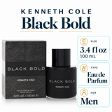 Black Bold Men by Kenneth Cole 3.4 Oz Eau De Parfum Spray for Men