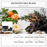 Kenneth Cole Black by Kenneth Cole 3 Pcs Gift Set With 3.4 Oz Eau De Toilette Spray for Men