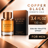 Copper Black by Kenneth Cole 3.4 Oz Eau De Toilette Spray for Men
