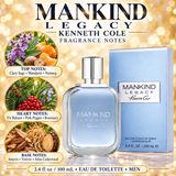 Mankind Legacy by Kenneth Cole 3.4 Oz Eau De Toilette Spray for Men