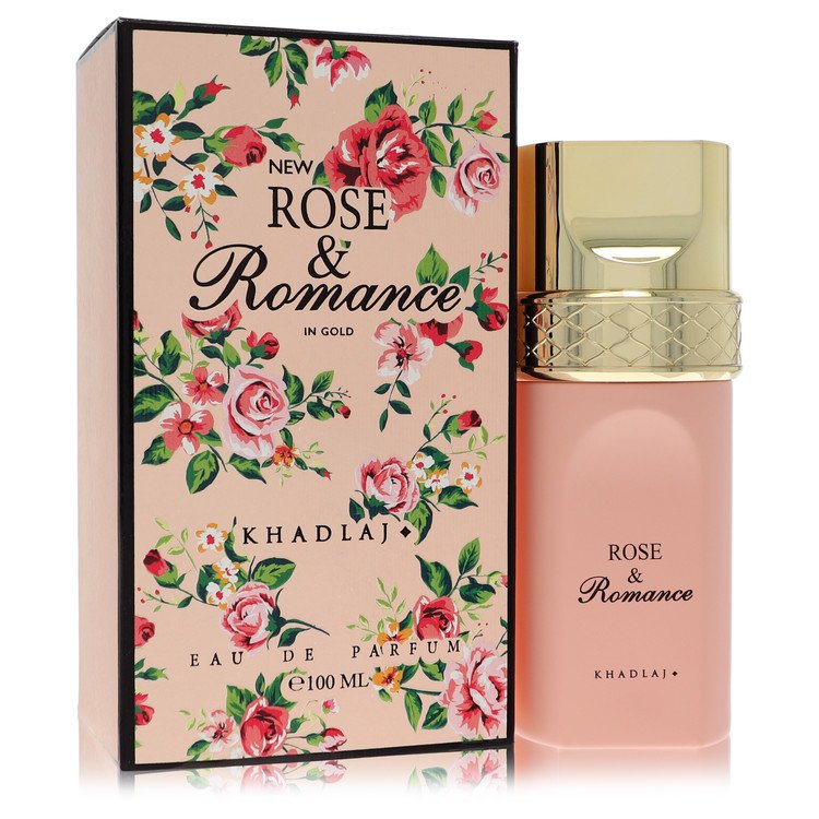 Khadlaj Rose & Romance In Gold by Khadlaj 3.4 Oz Eau De Parfum Spray for Women