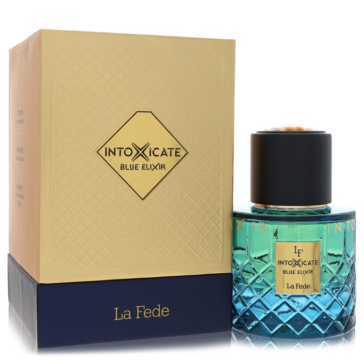 Khadlaj La Fede Intoxicate Blue Elixir by Khadlaj 3.4 Oz Eau De Parfum Spray for Men