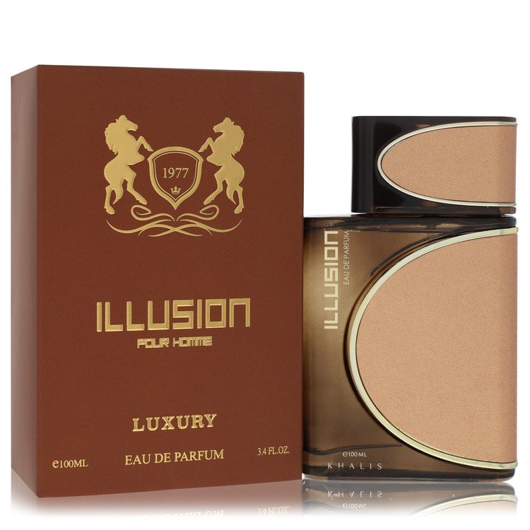 Khalis Illusion Luxury Collection by Khalis 3.4 Oz Eau De Parfum Spray for Men