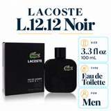 Lacoste Eau De Lacoste L.12.12 Noir by Lacoste 3.3 Oz Eau De Toilette Spray In Box for Men
