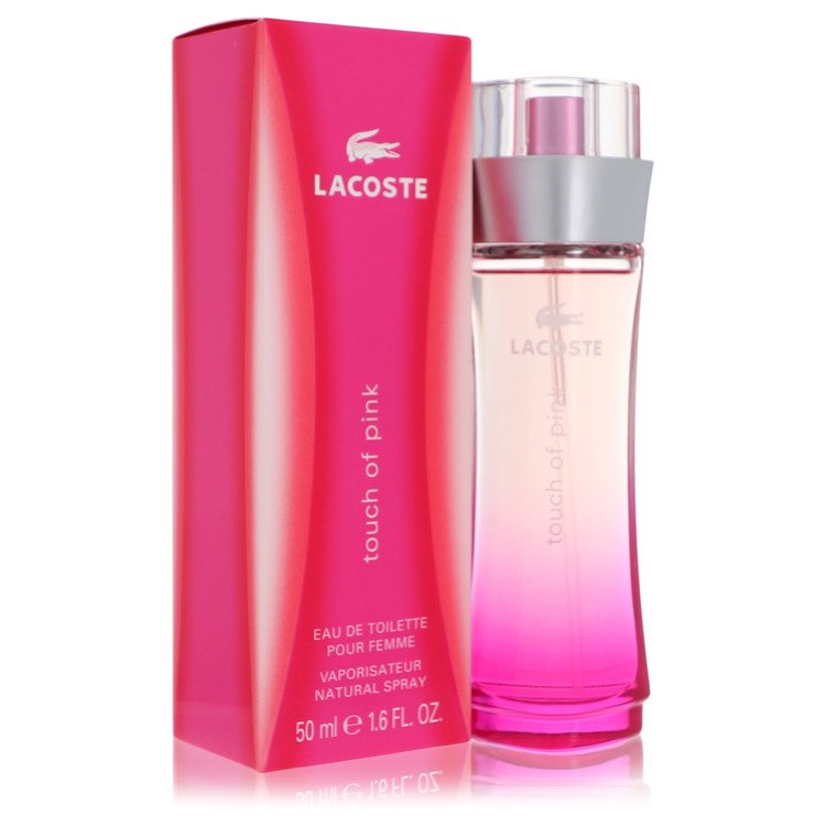 Touch Of Pink by Lacoste 1.6 Oz Eau De Toilette Spray for Women