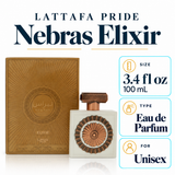 Pride Nebras Elixir by Lattafa 3.4 Oz Eau De Parfum for Men