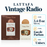 Pride Vintage Radio by Lattafa 3.4 Oz Eau De Parfum for Men