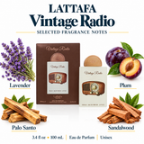 Pride Vintage Radio by Lattafa 3.4 Oz Eau De Parfum for Men